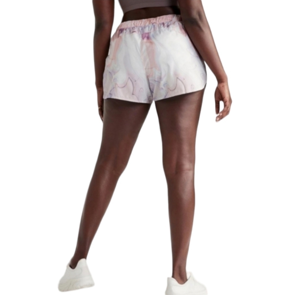 Old Navy Size Large Mid-Rise StretchTech Dolphin-Hem Run‎ Shorts 3" Inseam